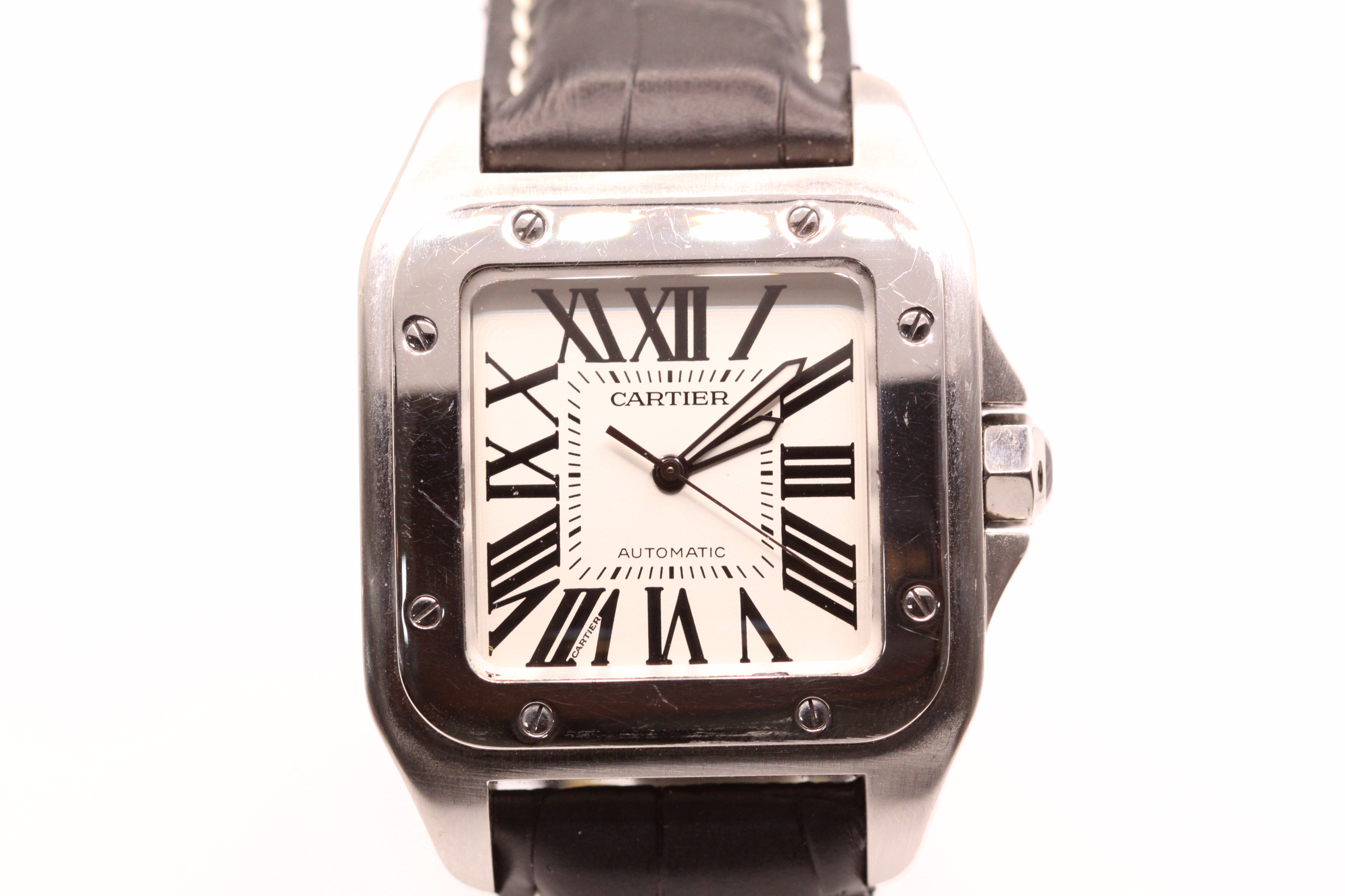 Cartier santos 2024 100 steel